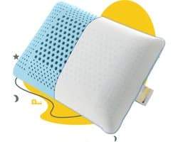 Aromatherapie Serie | Ocean Puff - Hoofdkussen - 30 dagen Proefslapen - Hoofdkussen Slaapkamer - Orthopedisch - Ergonomisch - Anti Nekklachten - Met Ocean Puff Kussenspray | 60x40x16 cm