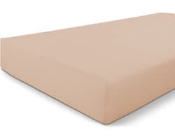 Byrklund Jersey Hoeslaken - Hoeslaken 180x200 - 100% Katoen - Oud Roze