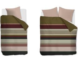 Beddinghouse Audrey dekbedovertrek - Tweepersoons - 200x200/220 - Groen