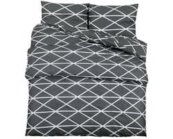 Dekbedovertrekset | Beddengoed 200x220 cm katoen grijs