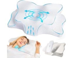 Orthopedisch Nek- en Hoofdkussen met Traagschuim