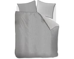 Rivièra Maison - Chevron Weave dekbedovertrek - Tweepersoons - 200x200/220 cm - Grijs