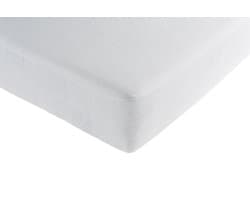 Hotel Home Collection Topper/Hoeslaken in 1 - Snug Protect Waterproof - 160x200 cm - Wit