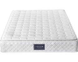 Merax Matras 160x200 cm - Binnenveringsmatras met Koudschuim - 25 cm Dik - Wit