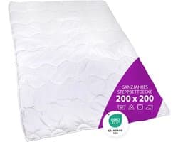 Luxe 4-seizoenen Dekbed 200x200 cm - Anti-Allergie & Wasbaar