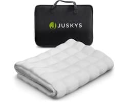 Verzwaringsdeken / Zwaartedeken / Gewichtsdeken - 135x200 cm - 9kg - Wit