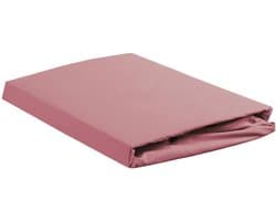 Ambiante - Katoen - Hoeslaken - 200x200 cm - Roze