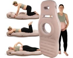 Zwangerschapskussen - Buikligkussen - Comfortabele slaap - Met buik- en hoofdsteun - 174x75 cm - Grijs