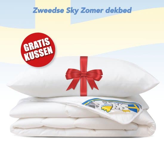 Zomer dekbed + 1 Hoofdkussen - Tweepersoons - Dekbed Set - 200x220 cm