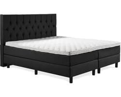 Boxspring Luxe 180x200 Capiton Zwart