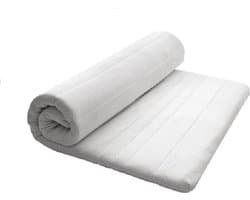 Topper comfortschuim 7cm dik - 160x200 cm tweepersoons topdekmatras - Topmatras Zetelsenbedden - afritsbaar tijk - Koudschuim topper