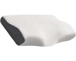 Home & Marker - Traagschuim Kussen - Memory Foam Kussen - Hoofdkussen Nekklachten - Orthopedisch Kussen - Geschikt voor Zij, Buik en Rug Slapers - DERISILK Standard