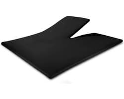 Sleeptime Splittopper Jersey Hoeslaken - 180X200 - Zwart