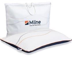 M line Active Pillow ergonomisch hoofdkussen – traagschuim slaapkussen – soft – zomer- en winterzijde – anti-allergeen – geschikt voor rug- en zijslapers – 17 cm hoog