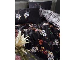 Cotton Box - Masculine - Dekbedovertrekset inc laken (100% katoen) - 200x220 cm - Alanis Grijs