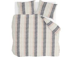 Walra Dekbedovertrek Remade Drawing Fishbones - 200x220 - 100% katoen - Off White