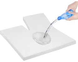 Splittopperbeschermer Waterdicht - Split topperbeschermer - Hoeslaken badstof - Antibacteriëel - Rondom Elastiek | Wit | Waterdichte Matras Beschermer Incontinentie Splittopper beschermer 180 x 200