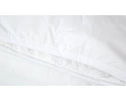 Snoozing Diamond Partnerdekbed - Tweepersoons - 200x200 cm - Wit
