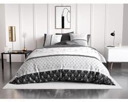 Luxe Katoenen Dekbedovertrek 240x260 cm - 57 Draden - 100% Katoen