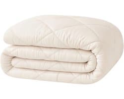 Y-NOT Dreambed Original Light Pearl White 140x220 - Dekbed Zonder Overtrek - Wasbaar Dekbed - Hoesloos dekbed - Dekbed met vaste overtrek - 30 dagen proefslapen