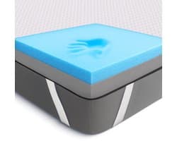 Duo Matrastopper - 2-in-1 Comfort - Gel-Traagschuim - Ergonomisch en Ademend - OEKO-TEX® en CertiPUR® Gecertificeerd