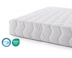 Pocket matras koudschuim 180x200 20cm met luxe bamboe hoes met rits