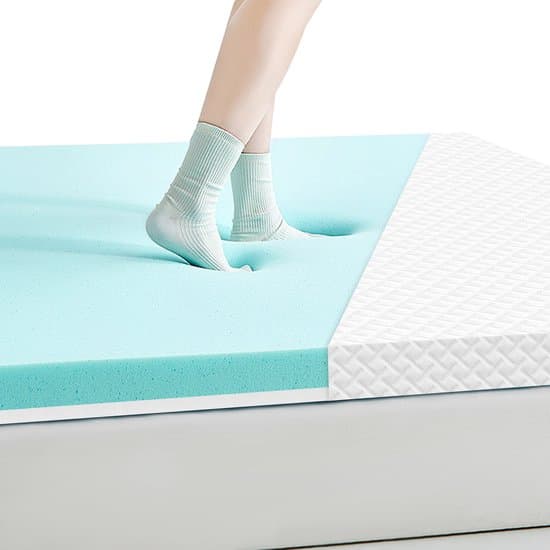 ROYGBIV - Topper 140x200 - Topdekmatras - Traagschuim Topper - Topmatras - (5cm Gel + 2cm Steun) – Dubbelzijdig, 0 Druk & Hypoallergeen, Ademend – Wasbare Hoes