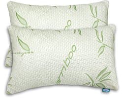 Bamboe kussen - Bamboe Hoofdkussen Memory Foam – Koelend & Ergonomisch – Anti Allergisch – Bamboo Kussen – (Set van 2)