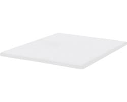 BELIANI DAZZEL - Matrastopper - Wit - 160 x 200 cm - Traagschuim