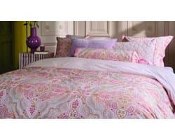 Pip Studio Moon Flower dekbedovertrek - Lits-Jumeaux - 240 x 200/220 cm - Licht roze
