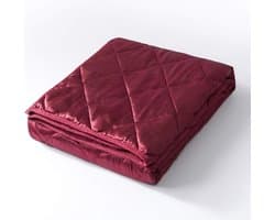 Verzwaringsdeken - 10KG - Zware deken - Glasparels - Satijn - Ademend