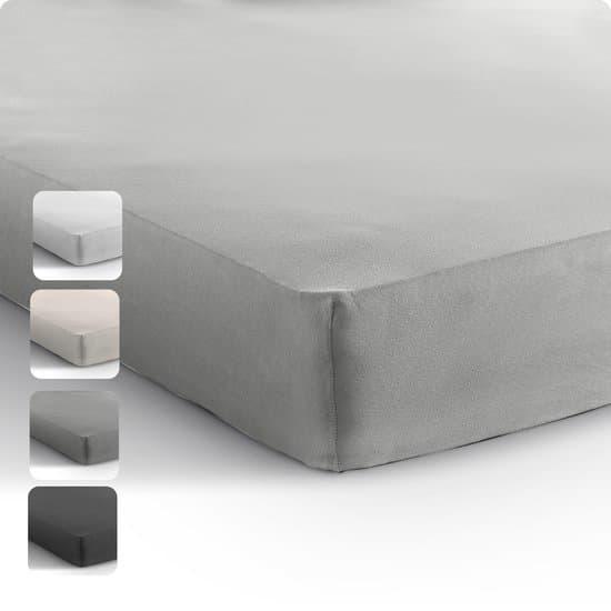 Dreamhouse Jersey Stretch Hoeslaken - 100% Katoen - 160/180x200 - Grijs