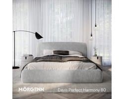 Mörgenn Bed Dune - Luxe Bedframe met opbergruimte - Met Luxury Line hotel matras - Lichtgrijs - 160x200