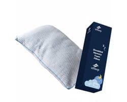 uSleep® - Hoofdkussen - Memory Foam - 60x70 cm - Afstelbaar Design - Geschikt voor rug-, zij- en buikslapers - Traagschuim - Vermindert Nekklachten