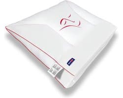Dr.Fit Hoofdkussen - Red Duo Relax Pillow Neck - PU w/ Ballfiber - 48 x 58 cm