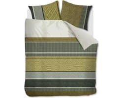 Beddinghouse Benthe dekbedovertrek - Tweepersoons - 200x200/220 cm - Groen