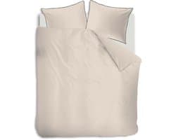 Auping Beige percale Dekbedovertrek - Tweepersoons 200 x 220 cm - Biologisch katoen - Beige