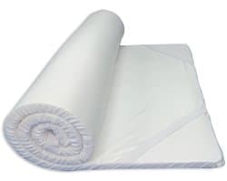 Nasa Traagschuim Oplegmatras Hotel - 130x200 - 3 cm dik - Anti-Allergie - Afritsbare en wasbare hoes