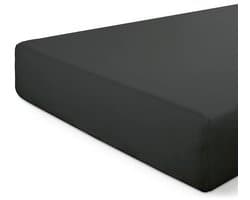 Dindi Hoeslaken Basic Beauty - 140x200 - 100% katoen - Zwart