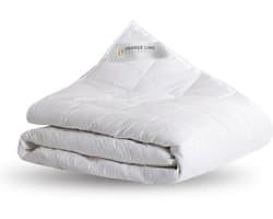 Dekbed-Discounter - Orange Line Dekbed 240 x 200 cm - Alle seizoenen - Wasbaar op 60 graden - Anti-allergisch - Wit