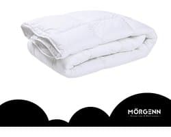 Mörgenn Luxe Hotel Dekbed The Original - Anti-Allergisch - Micropercale Tijk - Warmteklasse 1 t/m 4 - 4-Seizoenen Dubbel - Dekbed 200x200 cm