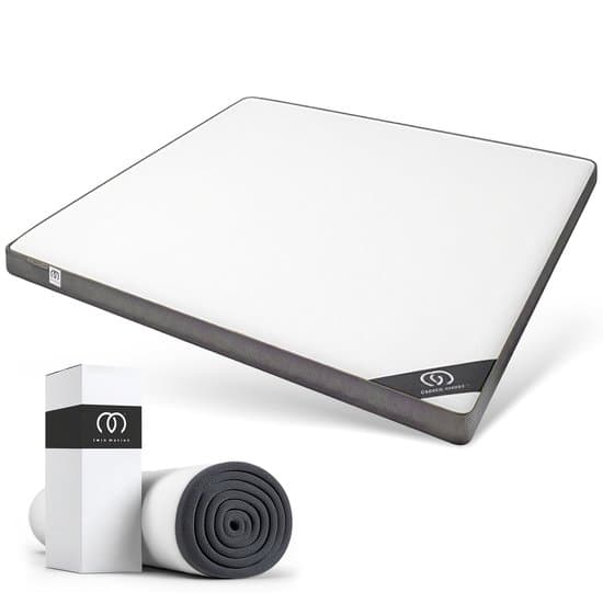 Sleeptime Twin Motion Topper 160x200 cm - Topdekmatras - Matrastopper - Hyrbrid Gel Traagschuim - Medium Hardheid - 8 cm Dik