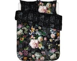 Essenza Fleur Festive Dekbedovertrek Blooming Black - Lits-Jumeaux - 240x200/220 cm