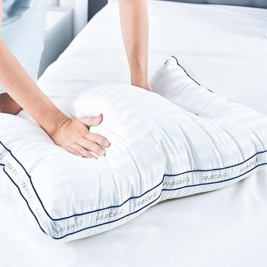 Kingsize Bedkussens - Hotelkussens Dons alternatief - Comfortabel Slapen - Dubbele opgerolde randen - 50 x 80 cm - Wit