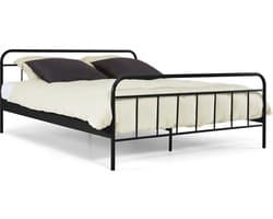 Beter Bed Alex Metalen Bedframe - Twijfelaar - 120x200cm - Zwart