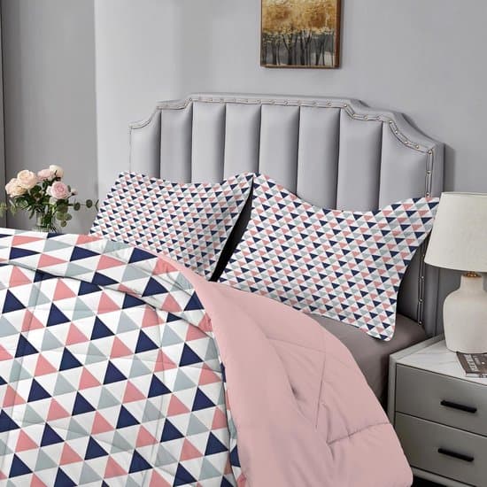 Dekbed voor 2 personen - Zomerdekbed Winterdekbed - Heerlijk slapen - Omkeerbaar met print - 200 x 220 cm