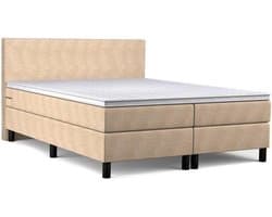Boxspring Bravo - 120x200 cm - Luxe Pocketvering - Stof Beige