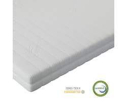 Ada Sleep® Koudschuim matras 120x200 cm - 14 cm - ventilerend - hypoallergeen - wasbare hoes - CertiPUR® en Okoetex gecertificeerd - Ergonomische ondersteuning