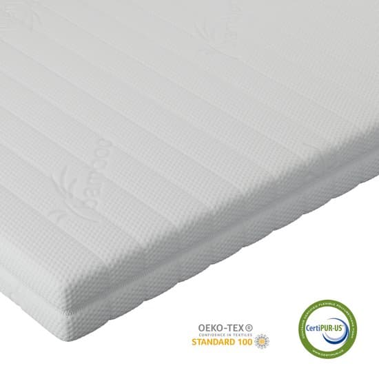 Ada Sleep® Koudschuim matras 120x200 cm - 14 cm - ventilerend - hypoallergeen - wasbare hoes - CertiPUR® en Okoetex gecertificeerd - Ergonomische ondersteuning