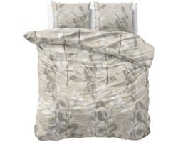 Sleeps Essence Flanel Dekbedovertrek Zand - 200x200/220 cm - Warm en Zacht